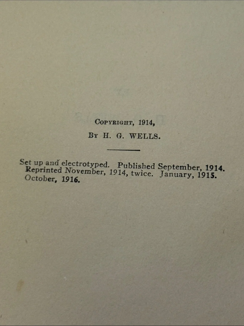 The 1916 Wife of Sir Isaac Harman by H. G. Wells Red Cloth Hardcover Gold Foil - Picture 8 of 10